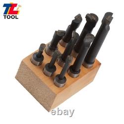 Boring Head and Bar Set 2 3/4 Shank 9Pcs 1/2 C6 for Machining
