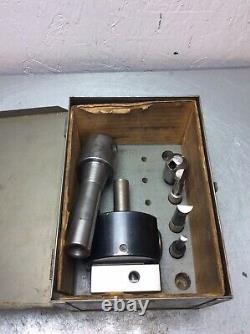 Bridgeport #2 Boring Head 3/4 Shank With R-8 Tool Holder Fits Miilling Machine