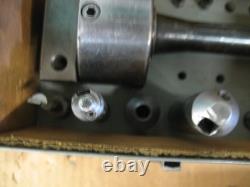 Bridgeport Boring Head #2 + Accessories + Case R-8 Shank Vgc