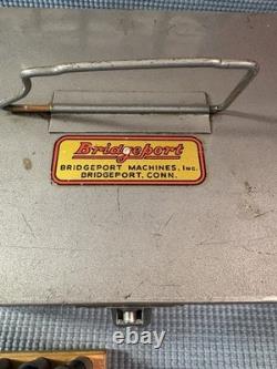 Bridgeport No. 2 Boring Head Set with R-8 Arbor Case Additional Boring Bars