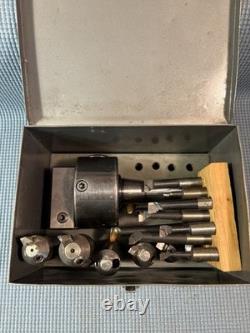 Bridgeport No. 2 Boring Head Set with R-8 Arbor Case Additional Boring Bars