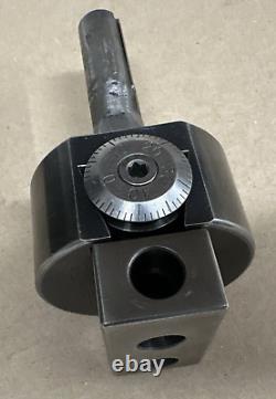 Bridgeport No. 2 Boring Head Set with R8 Shank, Case & Tooling