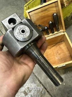 Bridgeport No. 2 Boring Head W Accessories Milling Machine R8 Mill Tool Holder