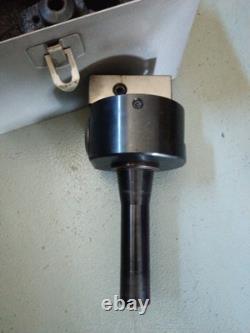 Bridgeport No. 2 Boring Head indexable boring bar set in case
