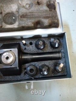 Bridgeport No. 2 Boring Head indexable boring bar set in case