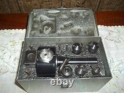 Bridgeport No. 2 R8 Shank Boring Head And Accessories Case-machinist Tools