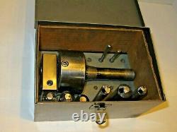 Bridgeport No. 2 R8 Shank Boring Head With Accessories Case