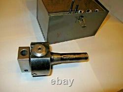 Bridgeport No. 2 R8 Shank Boring Head With Accessories Case