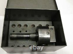 Bridgeport No. 2 R8 Shank Boring Head With Fitted Metal Case