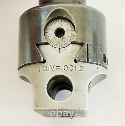 CRITERION DBL-202 1/2 CAP Boring Head With 1/2 Straight Shank 1 DIV. =0010 USA