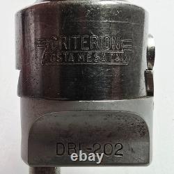 CRITERION DBL-202 Adjustable Fine Finish Boring Head on R8 Bridgeport Holder