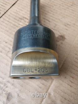 CRITERION DBL 203 BORING HEAD 3/4 CAP W. R8 SHANK Bridgeport