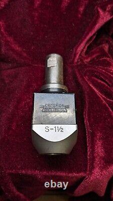 CRITERION S-1 1/2 BORING HEAD With 3/4 SHANK