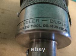 Chandler Duplex Boring Facing Head 3/8 Tool Bore Moore Jig Bore Shank Vgc