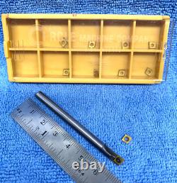 Circle Boring Bar 3/16 Shank Carbide Head +9 New Cdcd-505-cg8 Inserts. 007 Rad