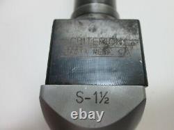 Criterion 20400 (S-1-1/2B) Boring Head, Straight Shank 1 OD 5/8 ID