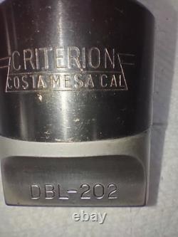 Criterion Boring Head With Moore Jig Borer Shank