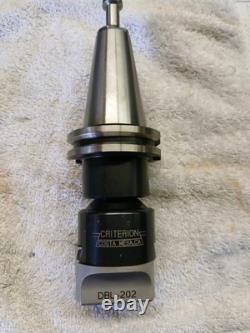 Criterion CAT40 202 Boring Head Holder With Lyndex Shank 7/8-20 THD 202USA