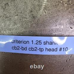 Criterion CB2-TP CB2-BD Precision Fine Boring Head 1.25 Straight Shank #10