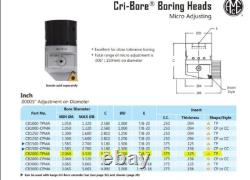 Criterion CB2-TP-TA Boring Head, Cri-Bore 2 Body, 7/8-20 Mount, Micro Adjust