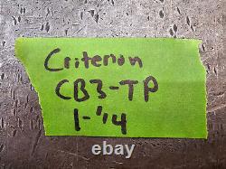 Criterion CB3-TP CRI-BORE Precision Fine Boring Head 1-1/4 Straight Shank