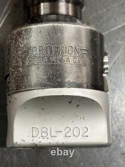 Criterion DBL 202 Boring Head With R8 Shank 1/2 Tool Capacity
