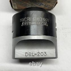 Criterion DBL-203 Adjustable Boring Head 20900 Milling Boring Machining Tool