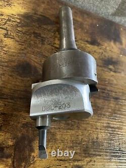 Criterion DBL-203 Boring Head with R8 Arbor + 3/4 carbide Boring Bar + 5 inserts