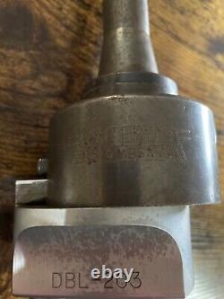 Criterion DBL-203 Boring Head with R8 Arbor + 3/4 carbide Boring Bar + 5 inserts