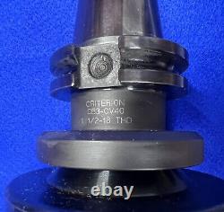 Criterion DBL-204 Boring Head Cat 40 Taper Very Nice Free Ship