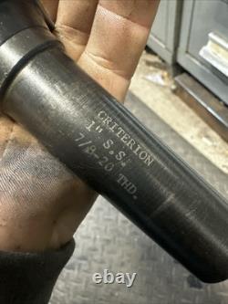 Criterion S-1 1/2 Adjustable Offset Boring Head 1 Straight Shank Milling Machin