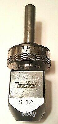 Criterion S-1-1/2 Boring Head with 5/8 Straight Shank, 1-1/2 Sq. OD, 1/2 ID VG