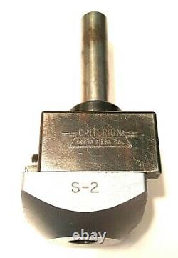 Criterion S-2 Boring Head with Criterion 5/8 Straight Shank, 2 Sq. OD, 1/2 ID