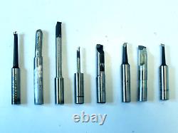 Criterion S-2A Boring Head with 2MT Shank and (8) Assorted Boring Tools
