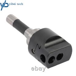 Cross Hole Dia 1/2Inch R8 Shank 3 Boring Head & 8 Pieces 3/4 Boring Bar Set