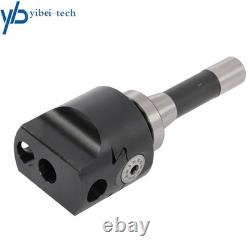 Cross Hole Dia 1/2Inch R8 Shank 3 Boring Head & 8 Pieces 3/4 Boring Bar Set