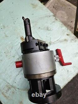 D'ANDREA TA120 AUTOMATIC BORING AND FACING HEAD WITH R8 ARBOR Wooden Box NICE