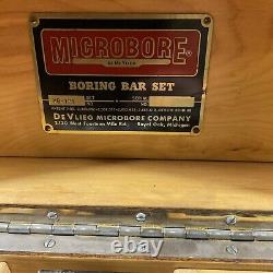 DeVlieg MicroBore MB-121, 40M-121, Indexable Boring Head With Boring Bars