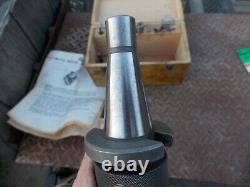 ENCO AUTOMATIC BORING HEAD model 1100 Made in France, tapered shank mill tool