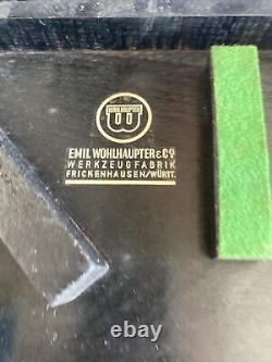 Emil Wohlhaupter UPA 3126970 No. 4xL Boring Head Set In Wooden Box