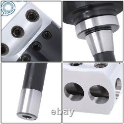 End Mills 3 Boring Head R8 Shank + 10Pcs 3/4 Carbide Tipped Boring Bar Set