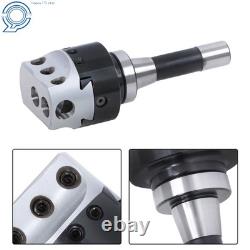 End Mills 3 Boring Head R8 Shank + 10Pcs 3/4 Carbide Tipped Boring Bar Set