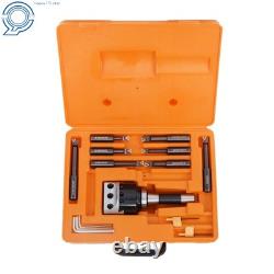 End Mills 3 Boring Head R8 Shank + 10Pcs 3/4 Carbide Tipped Boring Bar Set End Mills 3 Boring Head R8 Shank + 10Pcs 3/4 Carbide Tipped Boring Bar Set