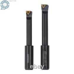 End Mills 3 Boring Head R8 Shank + 10Pcs 3/4 Carbide Tipped Boring Bar Set