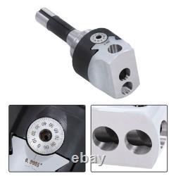 End Mills 3 Boring Head R8 Shank + 10Pcs Carbide Tipped 3/4 Boring Bar Set