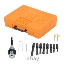 End Mills 3 Boring Head R8 Shank + 10Pcs Carbide Tipped 3/4 Boring Bar Set