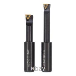End Mills 3 Boring Head R8 Shank + 10Pcs Carbide Tipped 3/4 Boring Bar Set