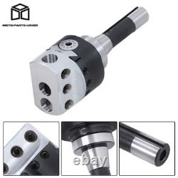 End Mills 3 Boring Head R8 Shank + 10pcs Carbide Tipped 3/4 Boring Bar Set