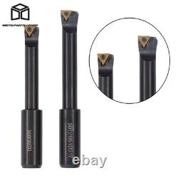 End Mills 3 Boring Head R8 Shank + 10pcs Carbide Tipped 3/4 Boring Bar Set