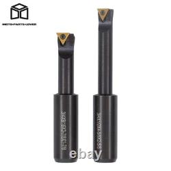 End Mills 3 Boring Head R8 Shank + 10pcs Carbide Tipped 3/4 Boring Bar Set